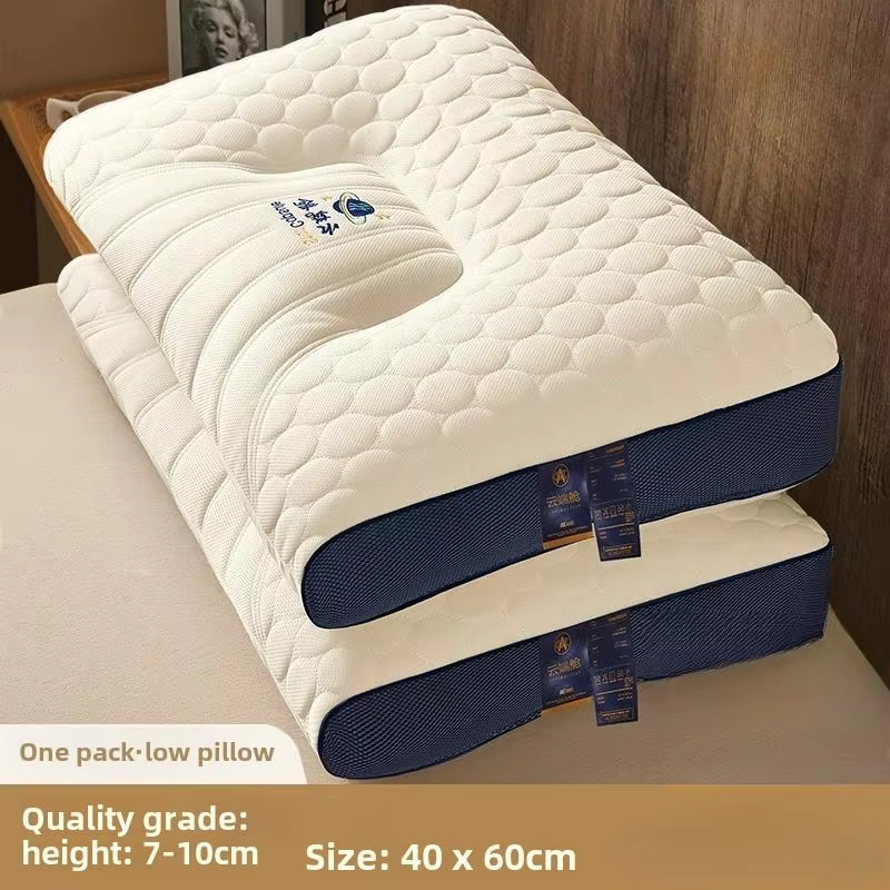 Oreiller rempli de Latex, oreiller de sommeil, oreiller de cou, sommeil profond, aide au sommeil, oreiller de massage