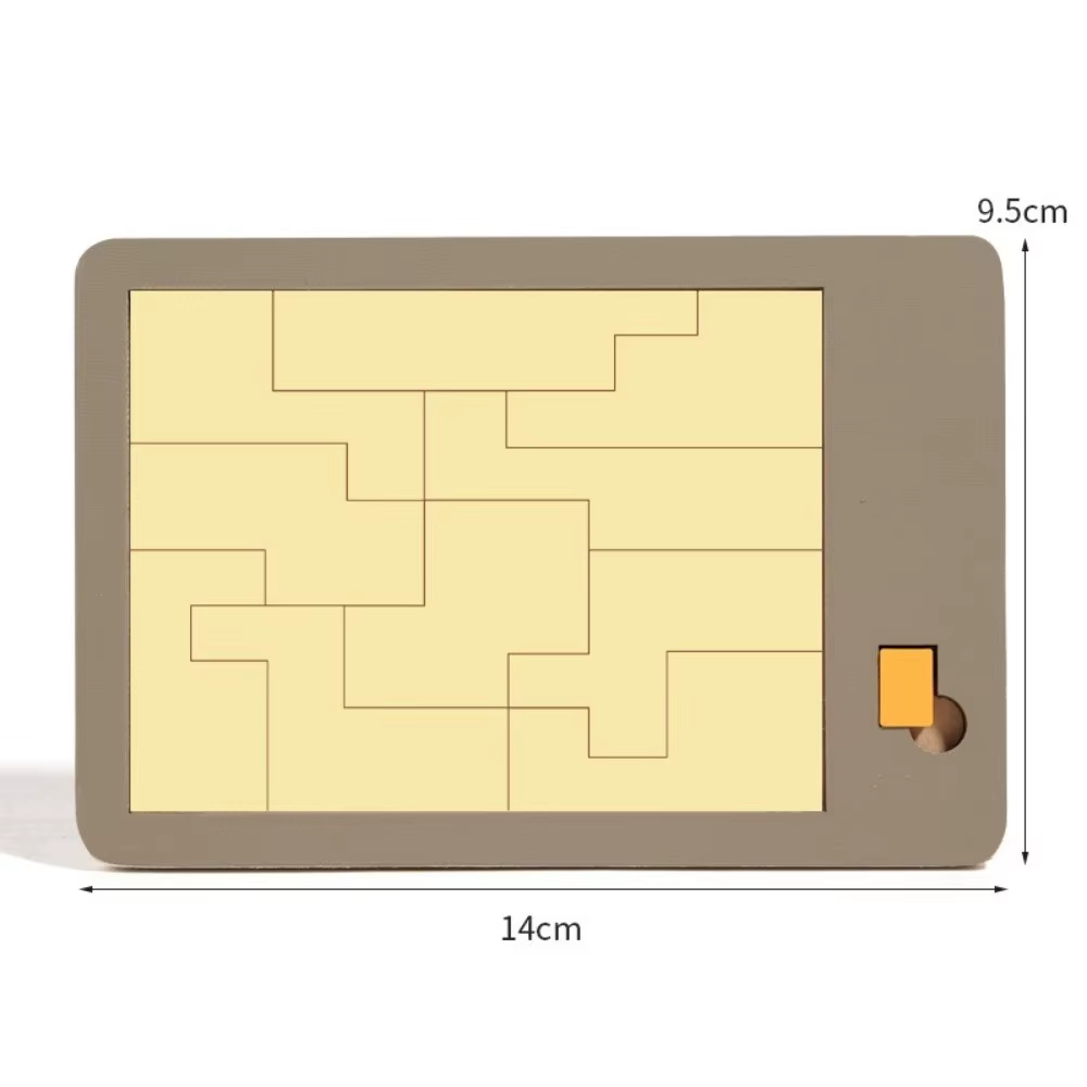 Puzzle triangulaire de forme irrégulière, entraînement logique coloré, blocs en bois, jeu de casse-tête tridimensionnel Montessori