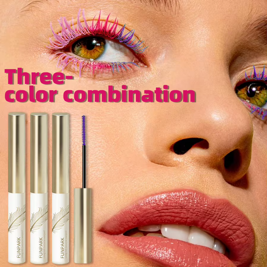 Mascara à brosse Ultra-fine 10 couleurs