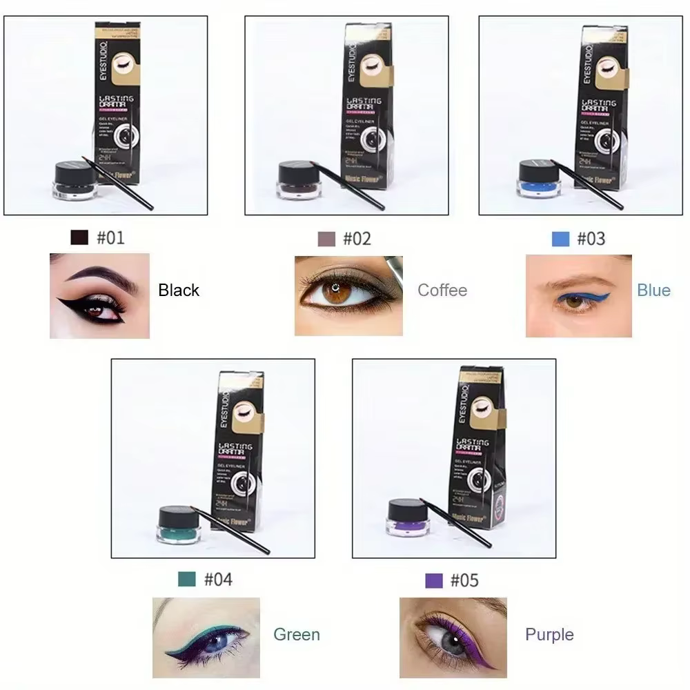 Crème d'eye-liner à rendu de couleurs riche