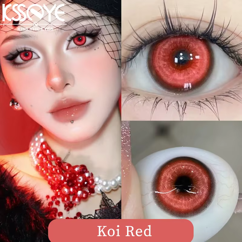 KSSEYE 1 paire de lentilles de Contact de couleur de Style Kio avec dioptrie yeux de myopie