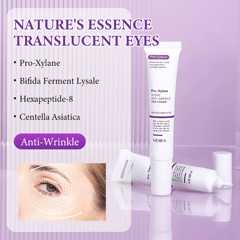 Crème instantanée pour l'élimination des poches oculaires