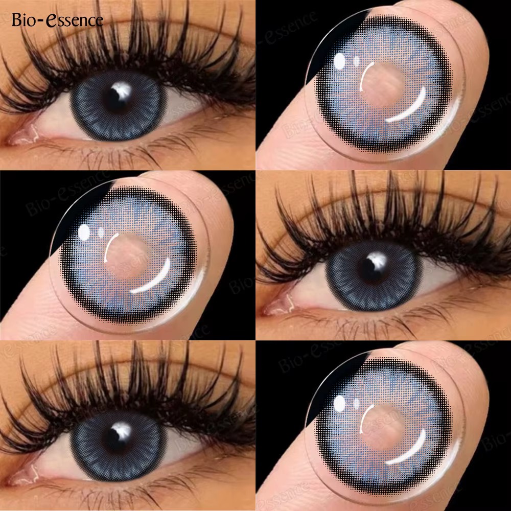Bio-essence – lentilles de contact de couleur bleue pour les yeux