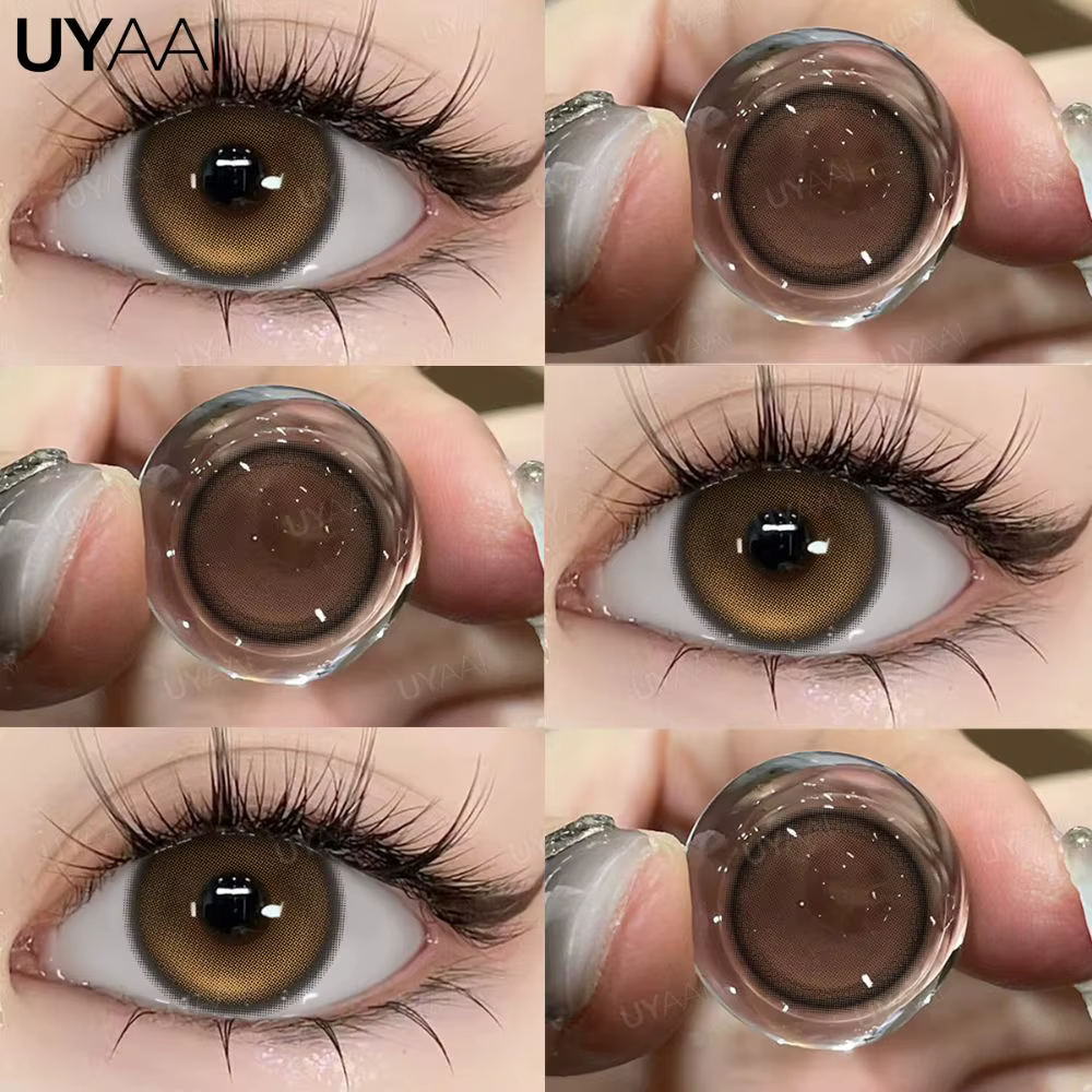 Lentilles de contact colorées UYAAI : bleues