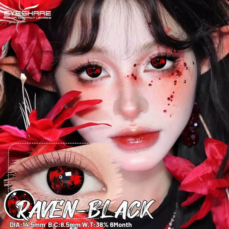 EYESHARE 1 Paire de Lentilles de Contact Halloween