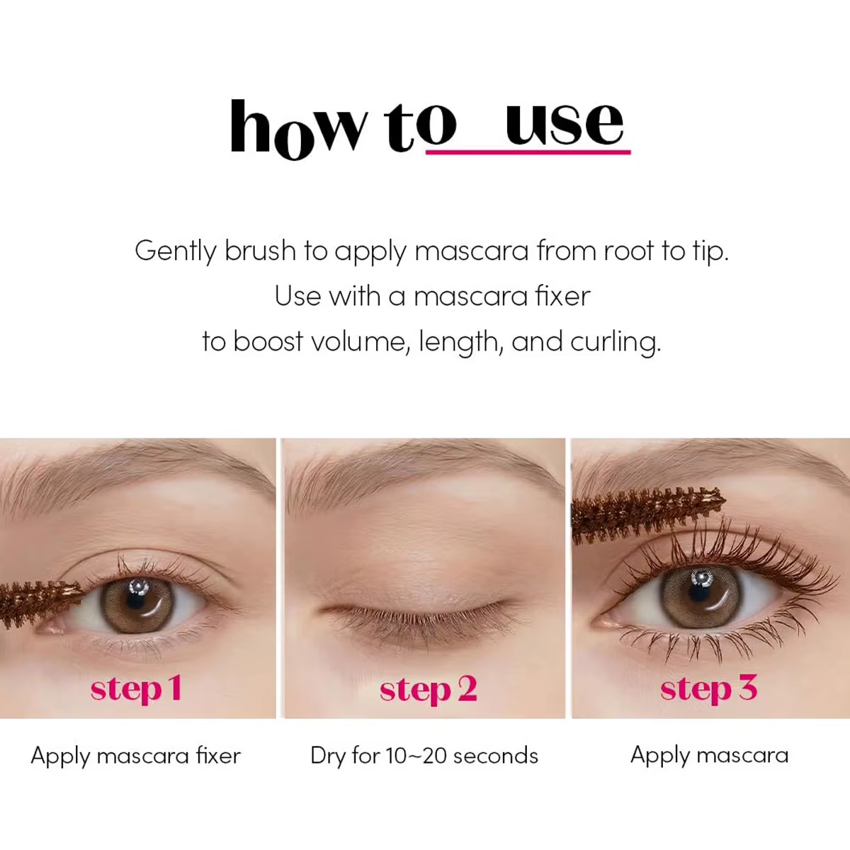 ETUDE Curl Fix Mascara 02 Marron