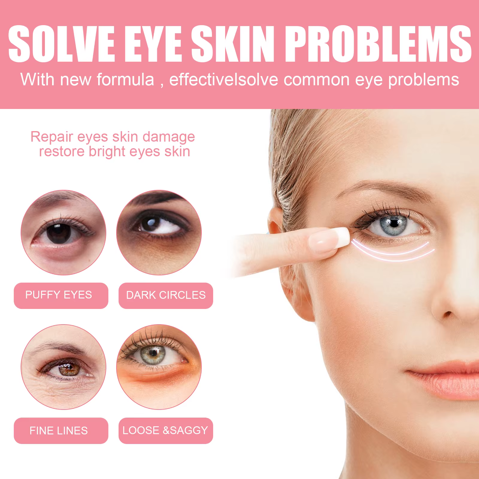 Baume pour les yeux de rose musquée Extra pour femmes