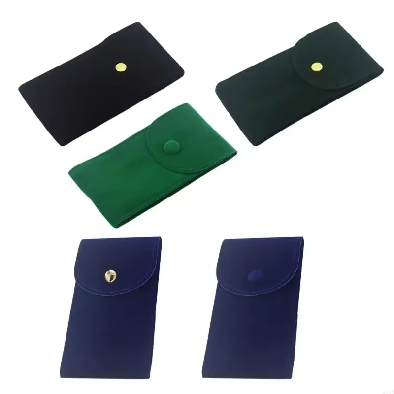 X7JB Portable Velvets Watch Travel Rangement rangement Small Watch Base