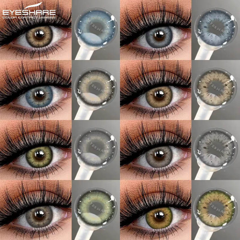 EYESHARE 1 paire de lentilles de Contact de couleur pour les yeux