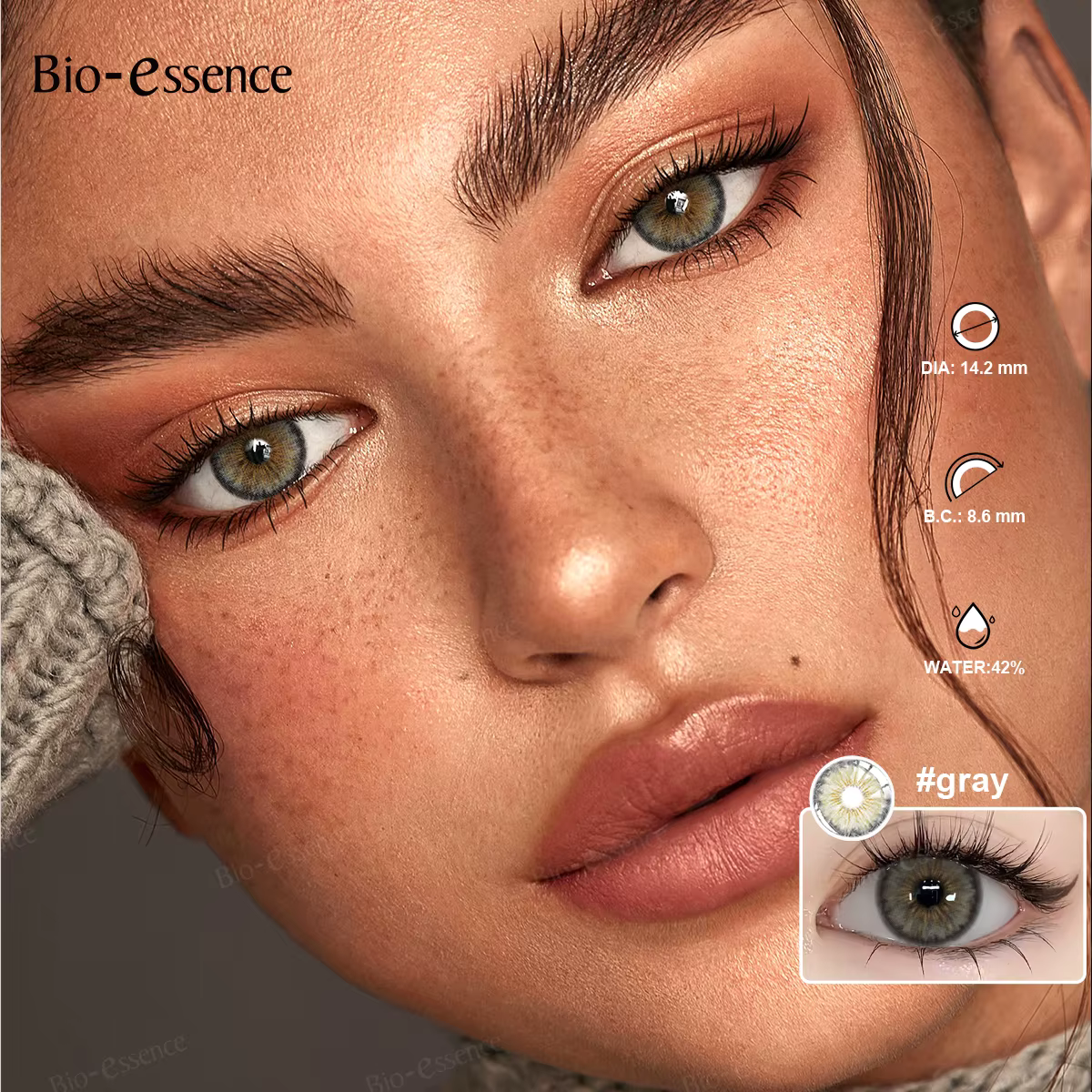 Bio-essence Lentilles de Contact Colorées PATTAYA Blue