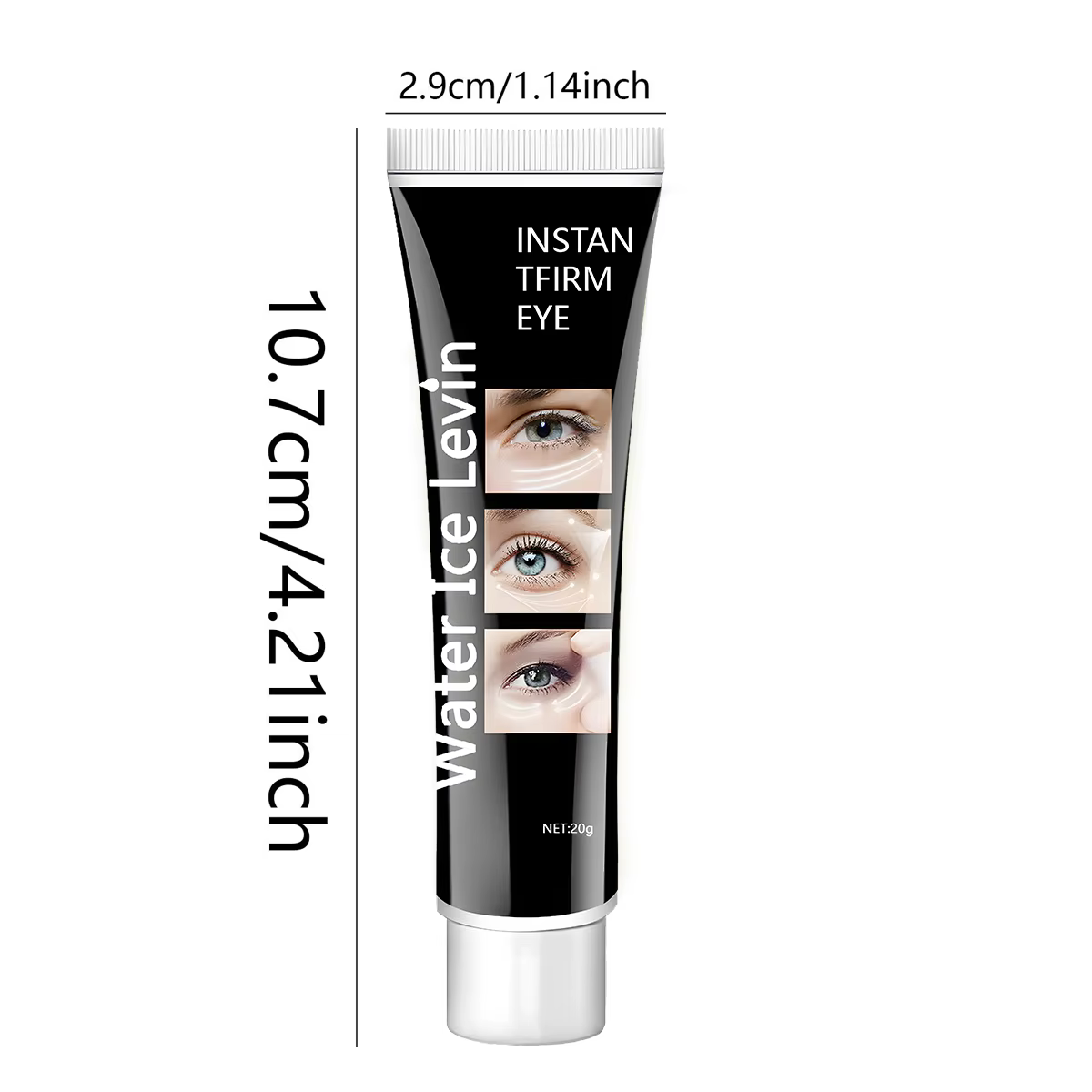 Crème raffermissante instantanée pour les yeux