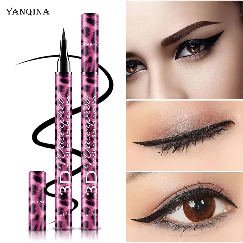 YANQINA crayon Eyeliner liquide + 4D ensemble de Mascara imperméable cosmétiques Eye Liner épais Curling