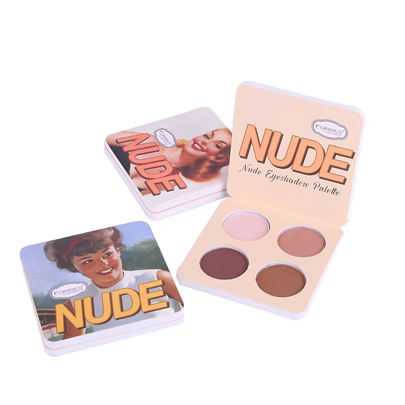 Maquillage mat ombre à paupières Palette 4 couleurs le baume nu minéraux poudre Pigments cosmétiques paillettes fard