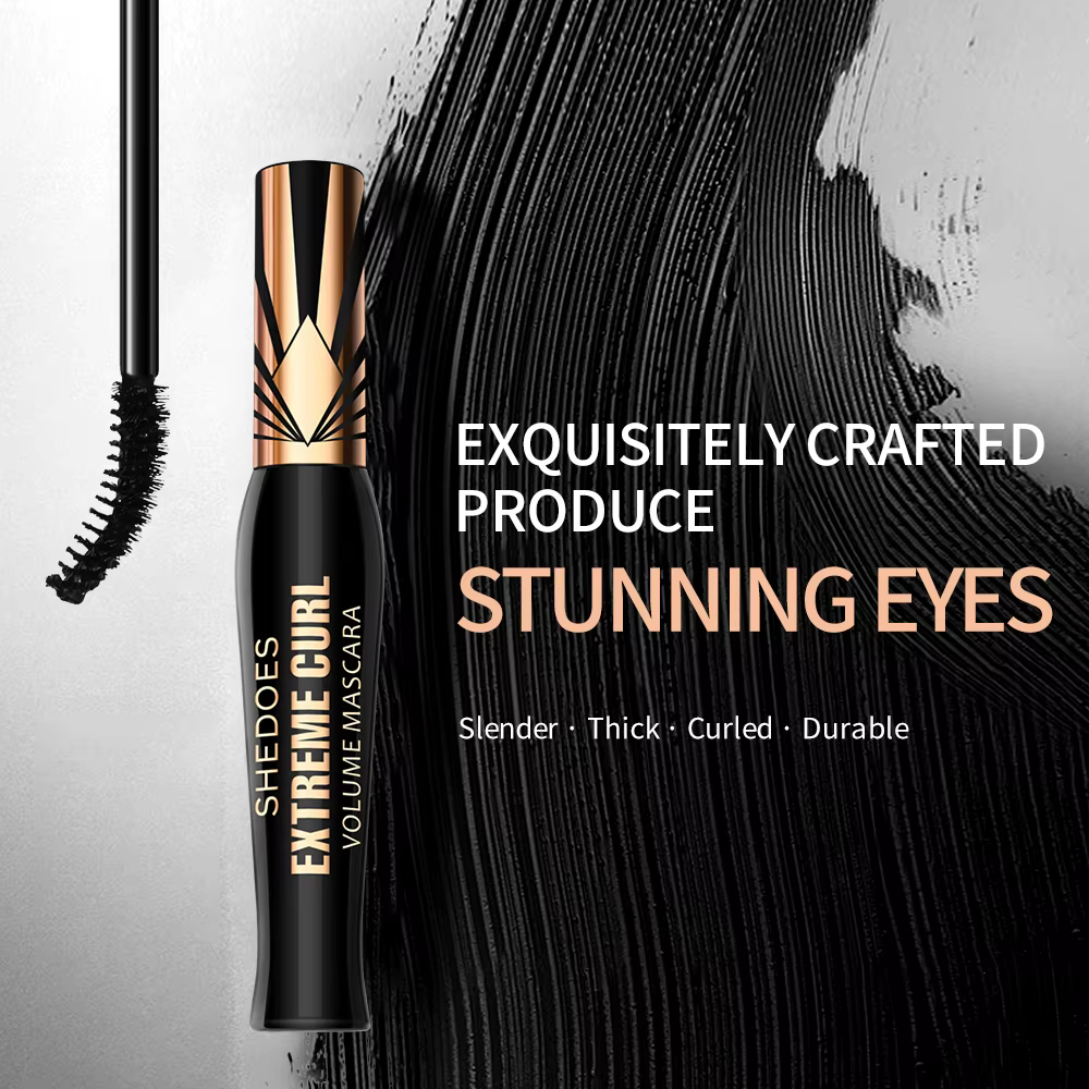 Mascara volumateur et bouclant