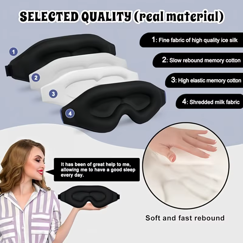 Masque pour les yeux 3D avancé pour dormir