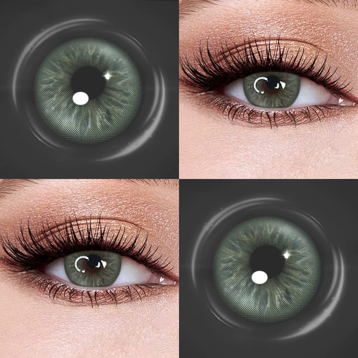 Lentilles de contact colorées bleues Lalens 14