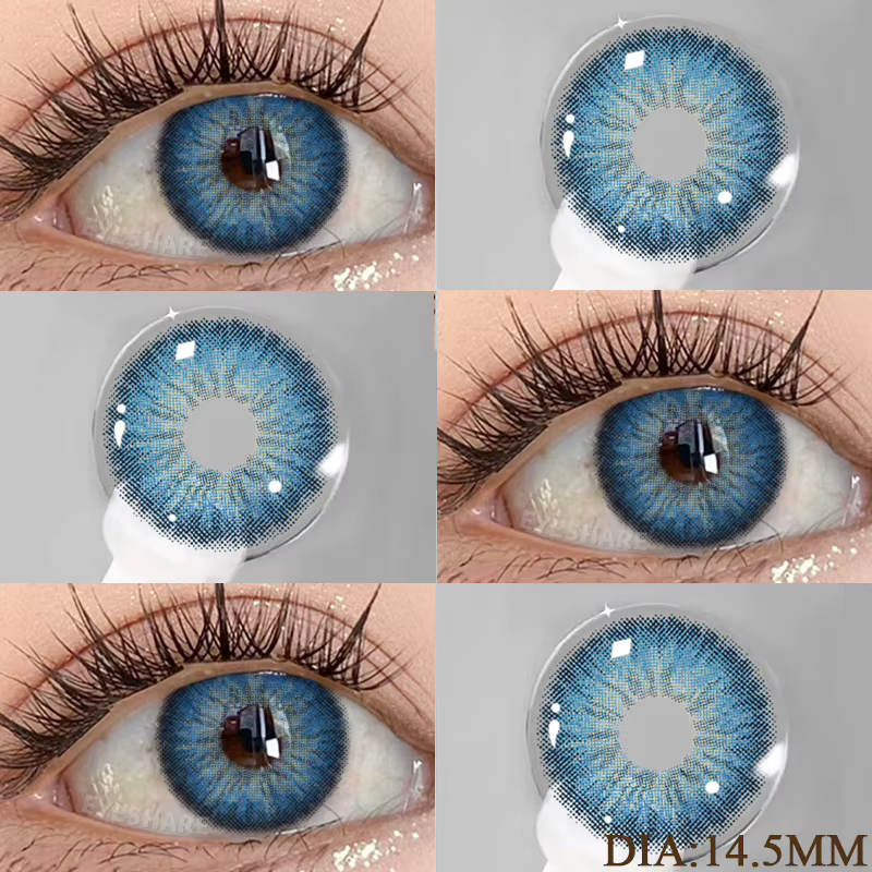 AMARA 1 paire de lentilles de Contact colorées marron