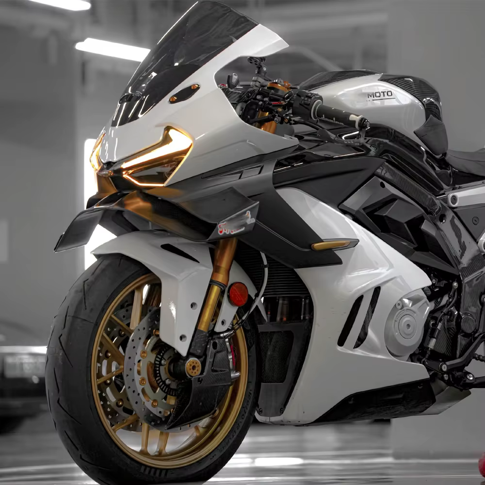Spoiler avant inférieur pour CFMOTO 675SR, lèvre inférieure GP Wing Downforce, spoiler frontal Naked 675SR-R 2024 2025