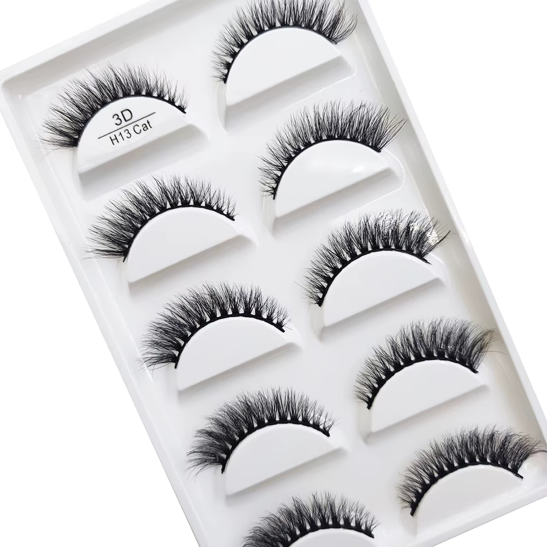 Nouveau 5 paires naturel 3D Faux Cils Maquillage vison