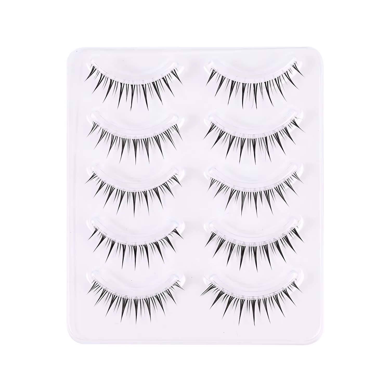Faux cils de cosplay, 5 paires de cils effet petit diable