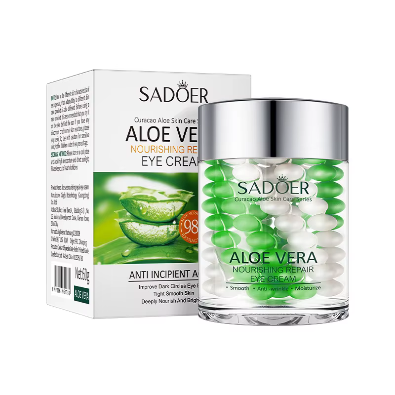 SADOER Aloe Vera crème pour les yeux Anti cernes sacs