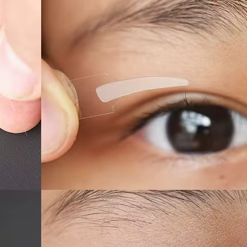 32 pièces/feuille Double bande de paupière Ultra rester beaux yeux Invisible imperméable