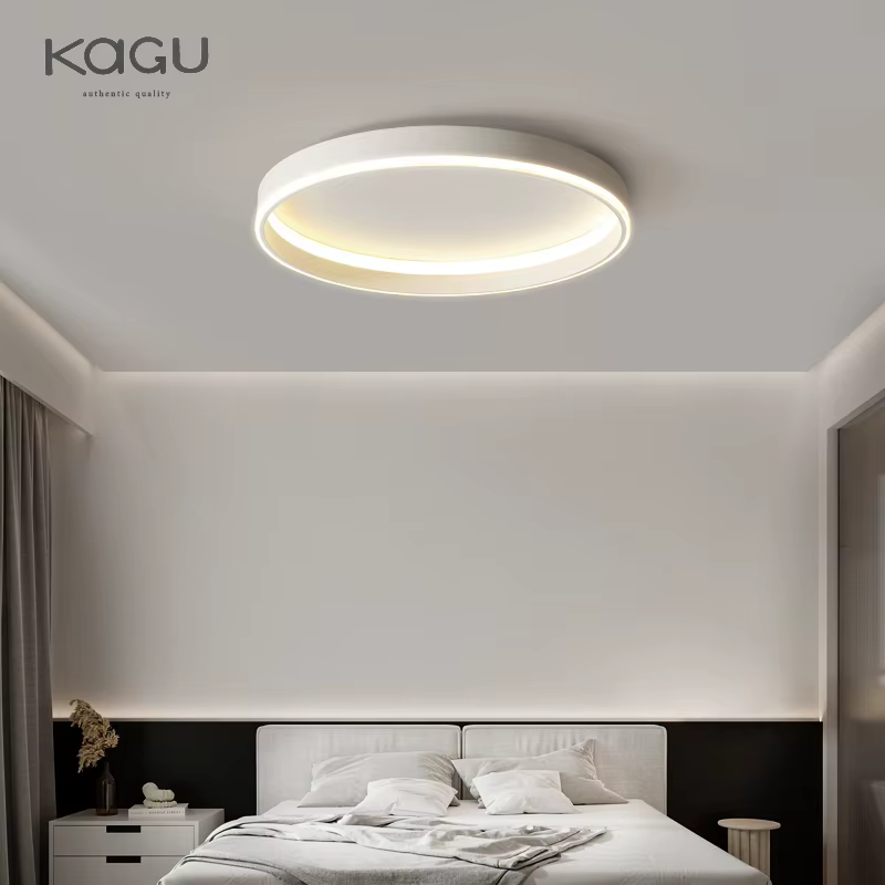 Plafonniers LED ronds simples pour chambre à coucher, lampes de décoration modernes pour la maison, éclairage nordique pour salon, lampe minimaliste pour chambre et bureau