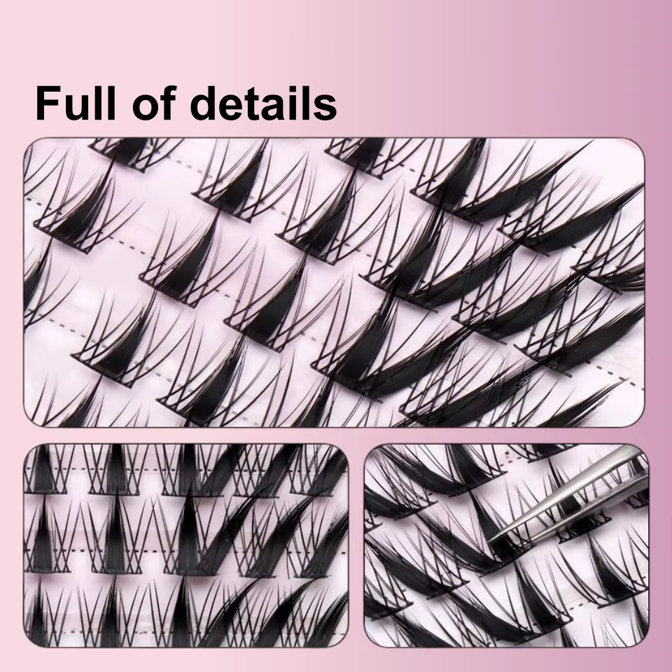 100 faux cils naturels style anime