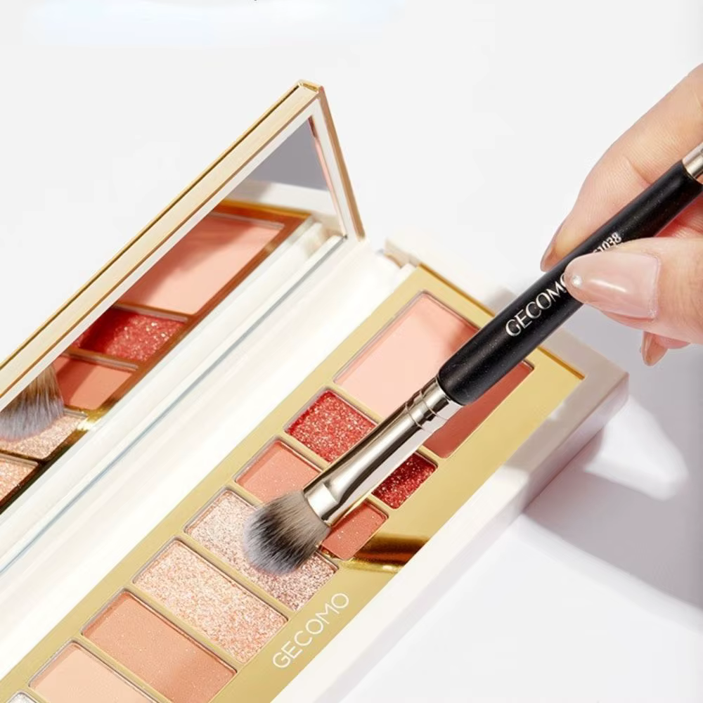 Pinceaux à maquillage double embout pour les yeux