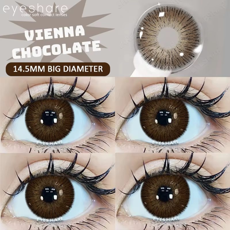 Lentilles noires de grand diamètre