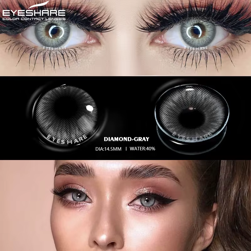 EYESHARE 2 pièces lentilles de contact colorées pour les yeux