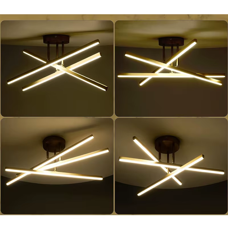 Plafonnier simple moderne chambre atmosphère duplex villa hall lampes nordiques minimaliste salon lampe chambre plafonniers