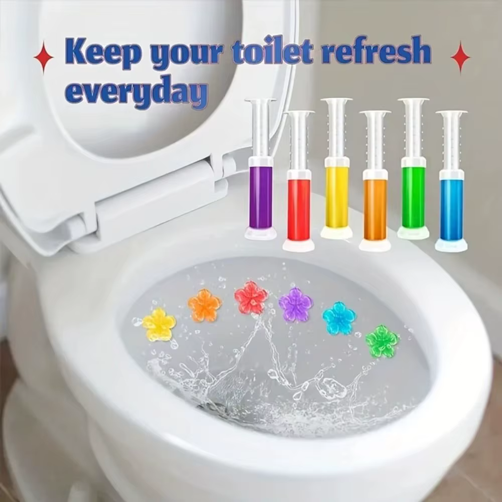Nettoyant pour toilettes en gel à l'arôme de fleurs 2024, détergent à aiguilles, détergent pour nettoyer les toilettes, désodorisant, élimine les odeurs, outils pour la salle de bain à domicile