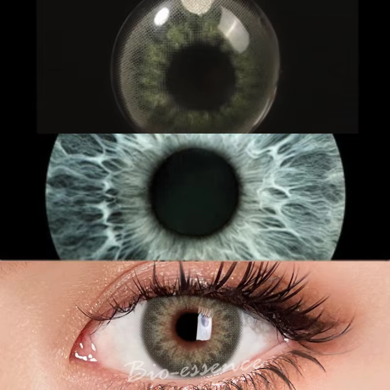 Bio-essence 1 paire de lentilles de Contact de couleur pour les yeux