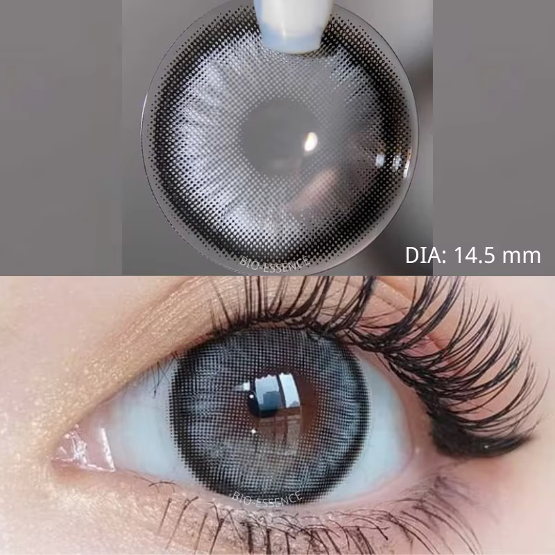 Bio-essence 1 paire de lentilles de Contact de couleur pour les yeux