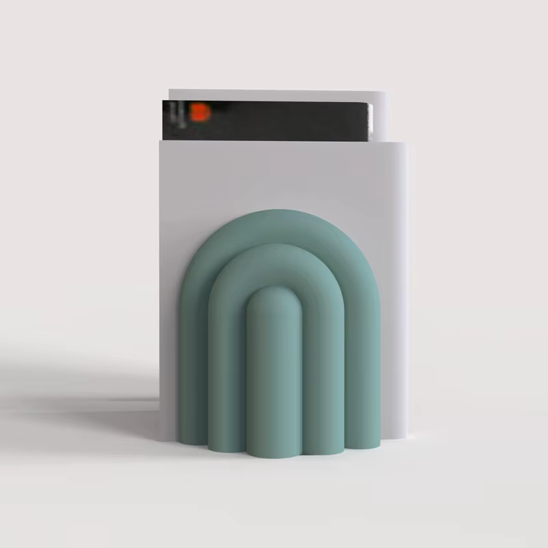 Presse-livre en béton, moule en Silicone, étagère créative en ciment de gypse, bricolage, Support de table, moules de décoration